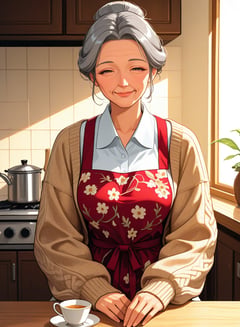Grandma, a real little angel
